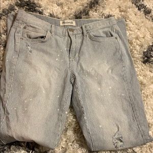 Madewell Pinstripe Jean